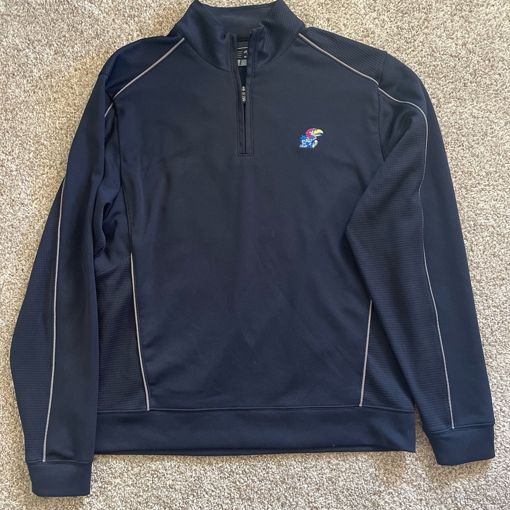 Cutter and Buck Jayhawks quarter zip